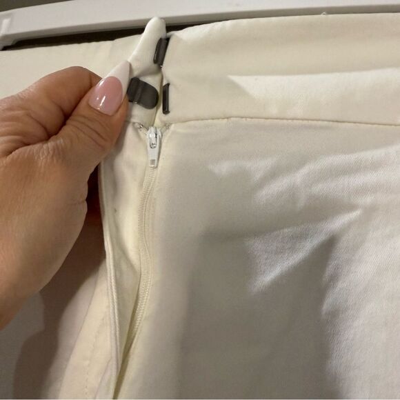 LOFT the riviera High Waist White Scalloped Shorts nwt - Picture 5 of 9